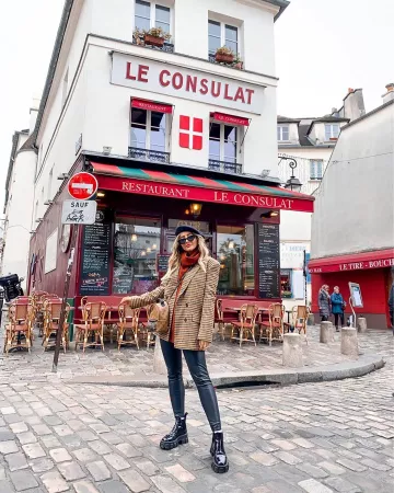 Asos Design Suit Blazer de Sophie en la cuenta de Instagram @sophiemilner_fs