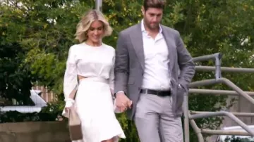 Nude Sac Fourre-tout porté par Kristin Cavallari en Très Cavallari Saison 3 Épisode 9