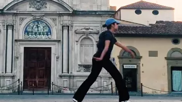 Blue Baseball Cap worn by Liza Koshy in the YouTube video FALLING IN LOVE