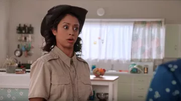 Black Safari Hat worn by Liza Koshy in the YouTube video S2E9: New Year’s Eve: Pt 1 - Liza on Demand