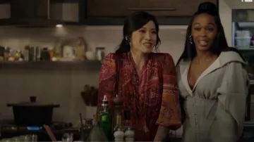 Grey Corset Hoodie worn by Anissa Pierce (Nafessa Williams) in Black Lightning Season 3 Episode 15