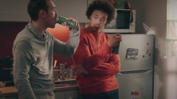 Sweater turtleneck gray Kevin Belesta (Théo Bertrand) in Plus belle la vie (S16)