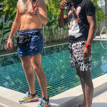 Nike air max 270 react eng made by SCH, Julien Schwarzer on the account Instagram of @sch