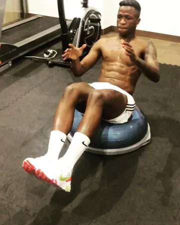 La Nike React de Vinicius Jr sur le compte Instagram de @viniciusjunior