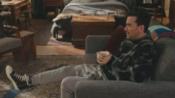 Rick Owens DRKSHDW 2-Tone Stitch High Tops usados por David Rose (Daniel Levy) en Schitt's Creek (S06E06)