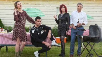 Ann Demeulemeester White Double-Zip High Tops worn by David Rose (Daniel Levy) in Schitt's Creek (S04E07)