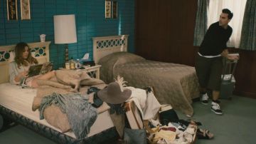 Kris Van Assche Croc-Embossed Multi-Lace High Top Sneakers worn by David Rose (Daniel Levy) in Schitt's Creek (S01E05)