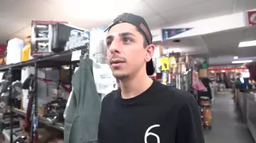 Gucci Baseball cap worn by FaZe Rug in Who Can Find the MOST EXPENSIVE Item in a Thrift Store - Challenge