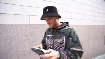 Valentino CAMOUFLAGE HOODED SWEATSHIRT worn by Logan Paul in rip maverick