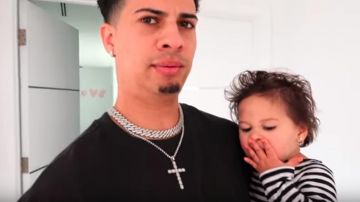 Bling Necklace worn by Austin McBroom in the YouTube video WEARING A BUTT IMPLANT TO SEE HOW MY HUSBAND REACTS!!! **HILARIOUS**