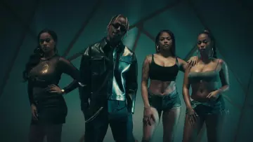 La veste en cuir portée par Travis Scott dans son clip SICKO MODE feat. Drake