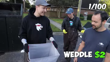 Mr Beast White Cat Black Hoodie worn by MrBeast in the YouTube video Dumpster Diving 100 Dumpsters (Found Expensive Stuff)