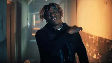Leather Vest Jacket worn by KSI in the music video KSI – Down Like That feat. Rick Ross, Lil Baby & S-X (Official Video)