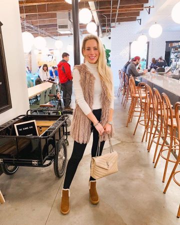 Sam Edelman Wedge Bootie of Katie Manwaring Gomes on the Instagram account @katiesbliss