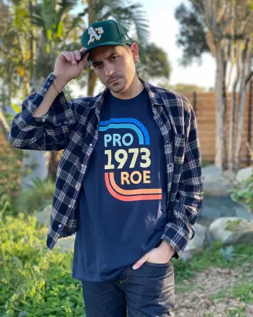 1973 Pro Roe Tee for Planned Parenthood worn by G-Eazy on his Instagram account @g_eazy