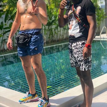 Sneakers Nike Air 270 React Eng worn by Julien Schwarzer aka SCH on his account Instagram @sch