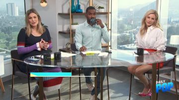 Veronica beard Nyrie Cravate-Ceinture Minijupe porté par Morgan Stewart sur E! News Le 5 Mars 2020