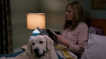 Pink Pa­ja­mas Set worn by Bonnie (Allison Janney) in Mom Season 7 Episode 17