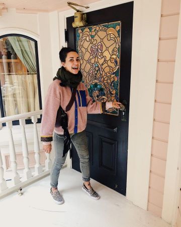 Vans leopard Hill on the account Instagram of @coline