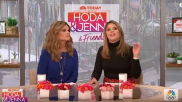 Derek lam 10 crosby Li­ona Lace-Trimmed Faux-Wrap Skirt worn by Jenna Bush Hager on Today March 6, 2020