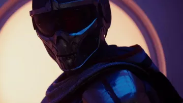 The helmet Taskmaster in Black Widow