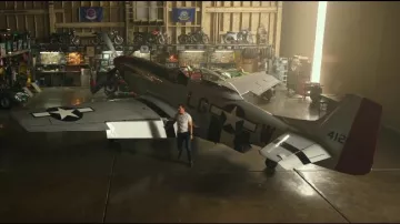 North American P-51 Mustang Avion de Maverick (Tom Cruise) dans Top Gun: Maverick