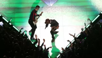 Travis Scott Cactus Jack Nike Air Jordan 6 sneakers worn by Travis Scott during Super Bowl Halftime Show - 3 February 2019