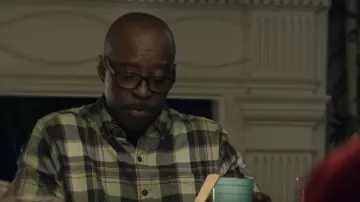 Plaid flannel shirt worn by Louis (Courtney B. Vance) in Uncorked