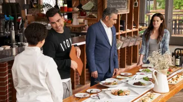 Rick Owens Grey DRKSHDW Pants worn by David Rose (Daniel Levy) in Schitt's Creek (S06E10)