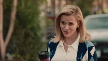 Blue Cardi­gan worn by Elena Richardson (Reese Witherspoon) in Little Fires Everywhere Season 1