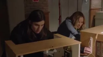 Blue Silk Blouse worn by Jack Sloane (Maria Bello) in NCIS Season 17 Episode 17