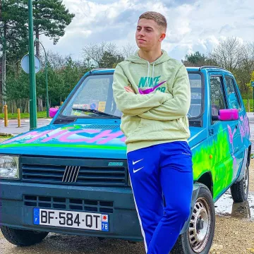 La sudadera amarilla SB nike que lleva Michou en su cuenta de Instagram @michou_yt