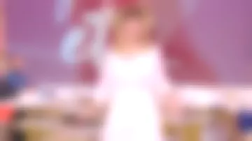 The dress ecru flared striped Daphne Bürki in I love you etc...the 11.03.2020