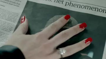 Ring worn by Irene Adler (Lara Pulver) in Sherlock (S02E01)