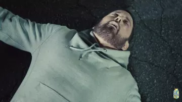 Light Grey Hoodie worn by Eminem in his Godzilla music video feat. Juice WRLD