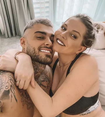 El sujetador Calvin Klein de Jessica García en la cuenta de Instagram de @jessicathivenin