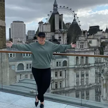 ALDO Simple Flat Shoes of Rebel Wilson on the Instagram account @rebelwilson