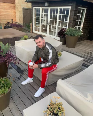 Zapatillas adidas Originals Stan Smith en blanco y verde de Sam Smith en la cuenta de Instagram @samsmith