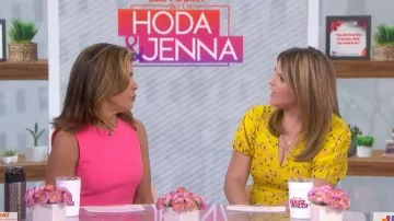 Michael kors Pink Stretch Wool Dress usado por Hoda Kotb en today march 10, 2020