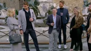 Gris Envelopper Manteau porté par Kristin Cavallari en Très Cavallari Saison 3 Épisode 10