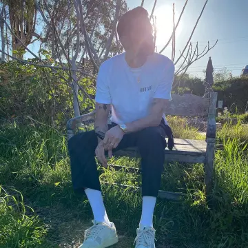 Puma x Rhude Ralph Sampson Sneakers worn by  G-Eazy Instagram Pic March 4, 2020