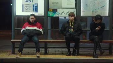 Black Lace Boots worn by Jo Yi Seo (Kim Da-mi) in Itaewon Class Season 1 Episode 5