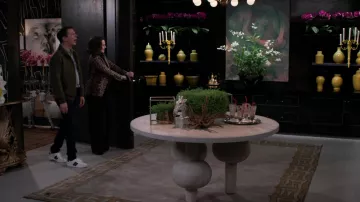 Gucci Ace white sneakers worn by Jack McFarland (Sean Hayes) as seen in Will & Grace (S11E14)