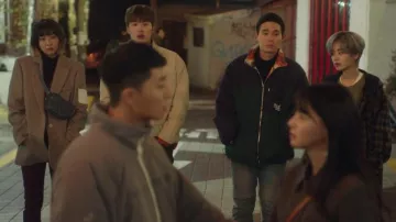 Mind Hood Coat – Check worn by Ma Hyun Yi (Lee Joo-young) in Itaewon Class Episode 5