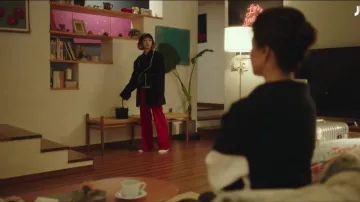 Wool Jack­et with White Stitch Trim worn by Jo Yi Seo (Kim Da-mi) in Itaewon Class Episode 6