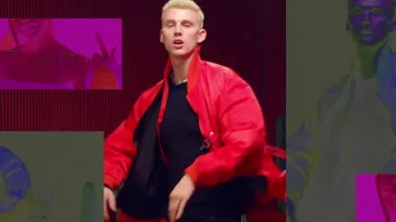 Red jacket worn by Machine Gun Kelly in his The Break Up music video