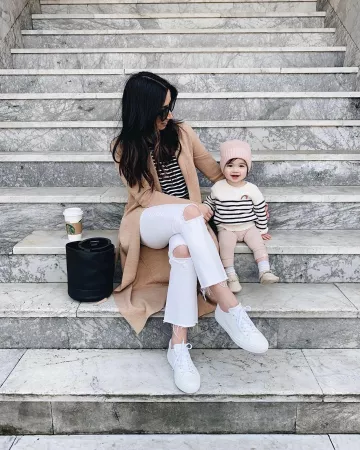 Pocket Knit Cardigan de Crystalin Da Silva en la cuenta de Instagram @crystalinmarie
