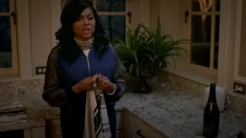 Blue Track Pants worn by Cookie Lyon (Taraji P. Henson) in Empire Season 6 Episode 13