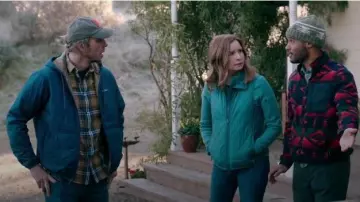 Navy Quilted Jacket worn by Mike (Dax Shepard) in Bless This Mess Season 2 Episode 15