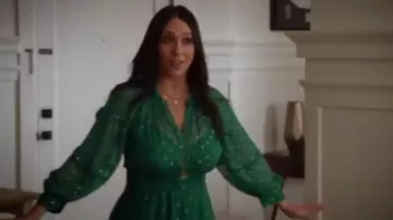 Green Dress worn by Maddie Kendall (Jennifer Love Hewitt) in 9-1-1 Season 3 Episode 11